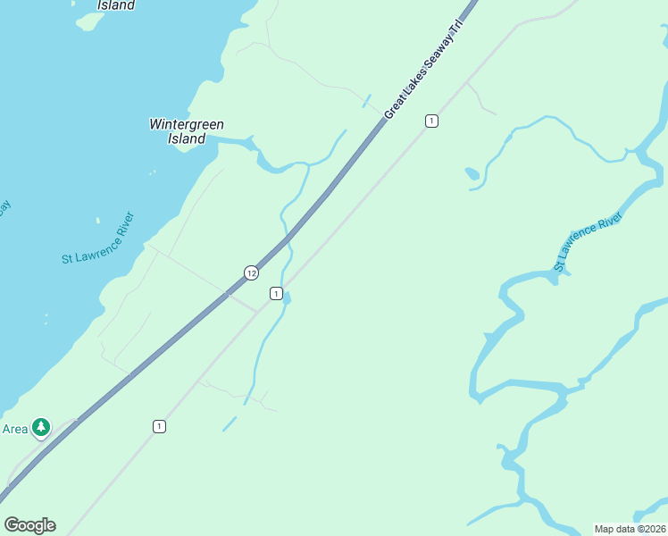 map of restaurants, bars, coffee shops, grocery stores, and more near 48194 County Road 1 in Redwood