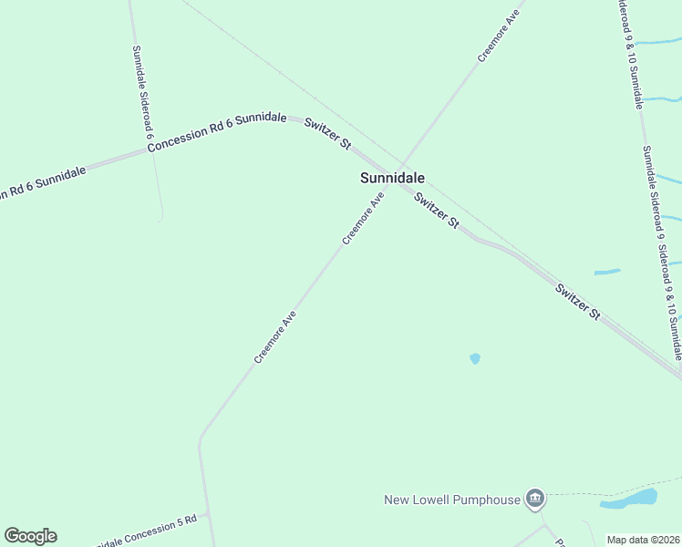 map of restaurants, bars, coffee shops, grocery stores, and more near 31 Creemore Avenue in Sunnidale