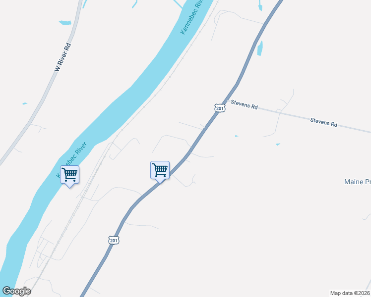 map of restaurants, bars, coffee shops, grocery stores, and more near 9 Sherwood Drive in Augusta