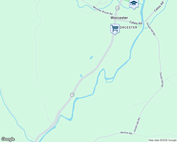 map of restaurants, bars, coffee shops, grocery stores, and more near 129 Worcester Village Road in Worcester