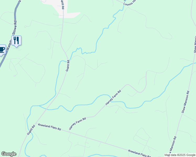 map of restaurants, bars, coffee shops, grocery stores, and more near 292 Thatcher Brook Road in Waterbury Center