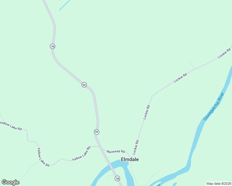 map of restaurants, bars, coffee shops, grocery stores, and more near 141 Lockie Road in Gouverneur