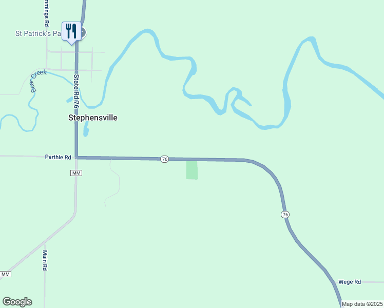 map of restaurants, bars, coffee shops, grocery stores, and more near N3432 Wisconsin 76 in Hortonville