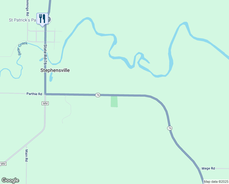 map of restaurants, bars, coffee shops, grocery stores, and more near N3432 Wisconsin 76 in Hortonville
