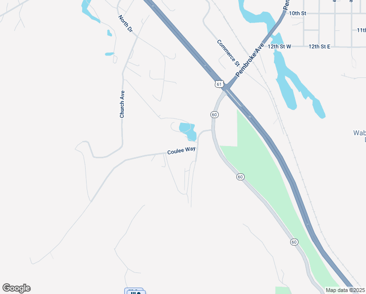 map of restaurants, bars, coffee shops, grocery stores, and more near 100 Coulee Way in Wabasha