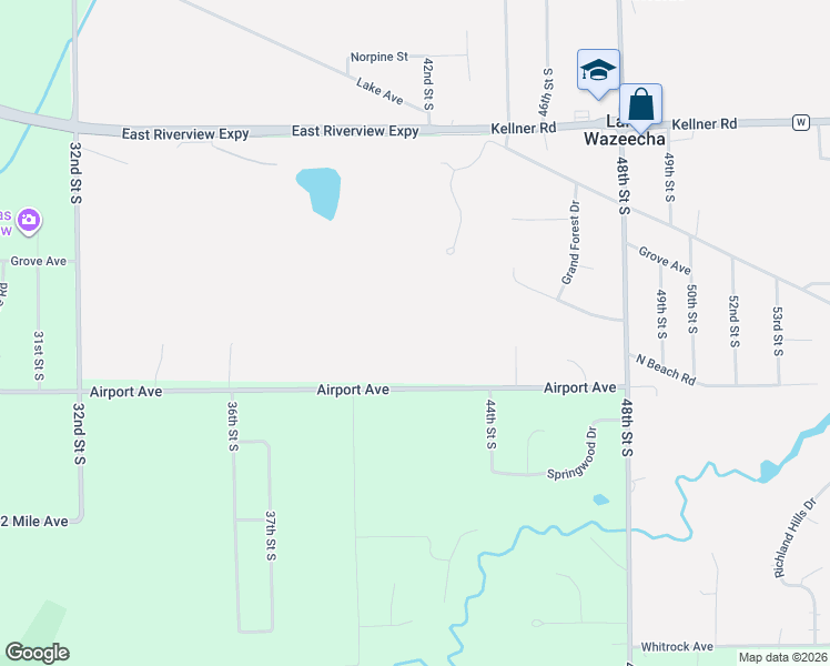 map of restaurants, bars, coffee shops, grocery stores, and more near 4221 Airport Ave in Wisconsin Rapids