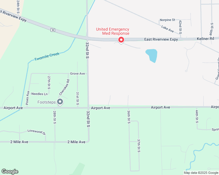 map of restaurants, bars, coffee shops, grocery stores, and more near 3325 Airport Avenue in Wisconsin Rapids
