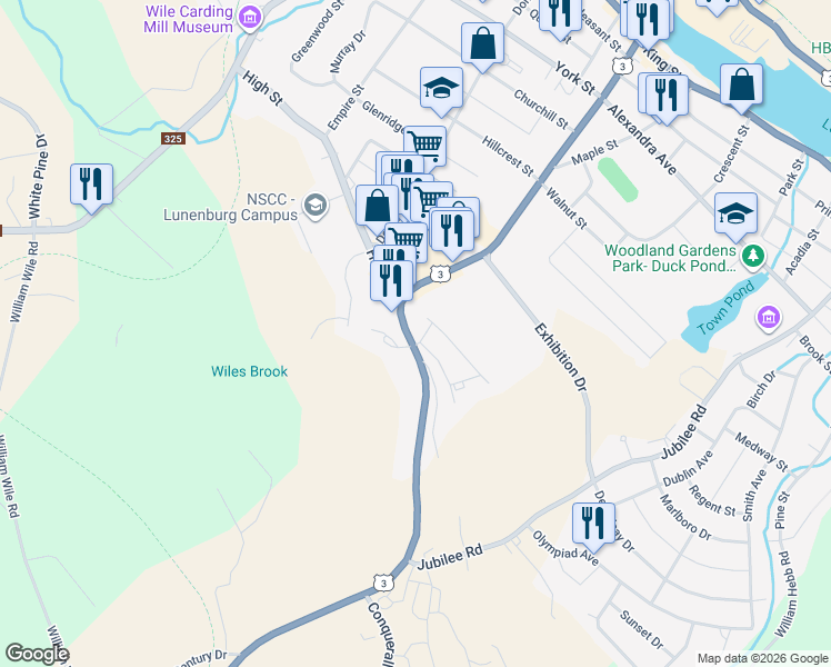 map of restaurants, bars, coffee shops, grocery stores, and more near 14 Centennial Street in Bridgewater
