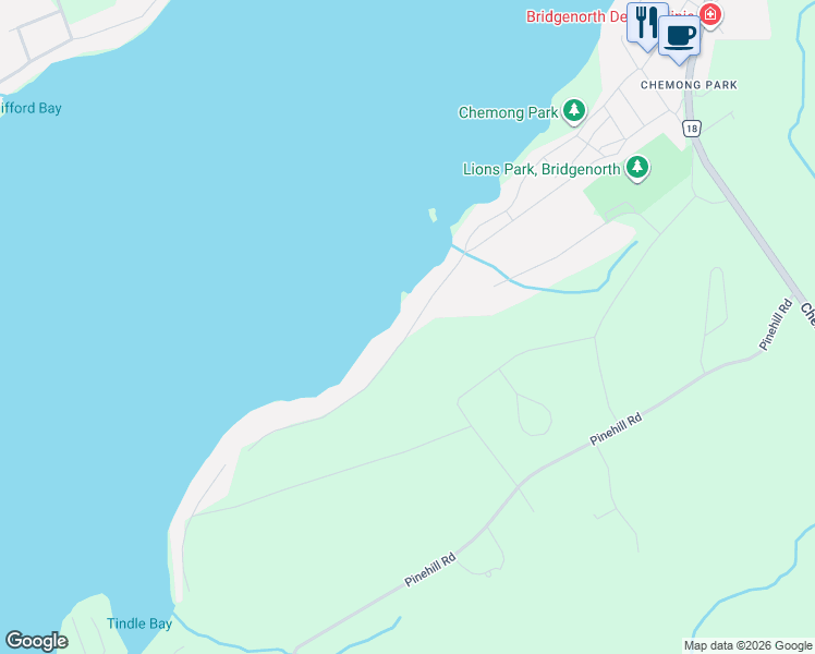 map of restaurants, bars, coffee shops, grocery stores, and more near 618 Hatton Avenue in Bridgenorth