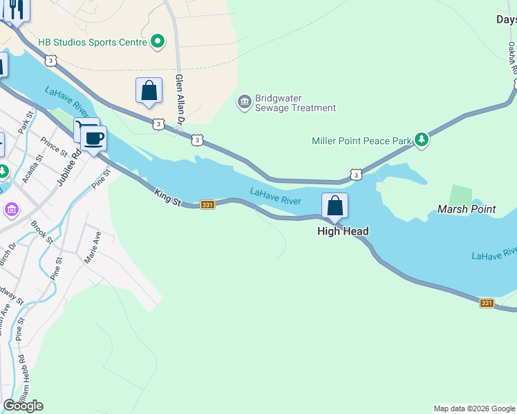 map of restaurants, bars, coffee shops, grocery stores, and more near 21 Harlow Road in Conquerall Bank