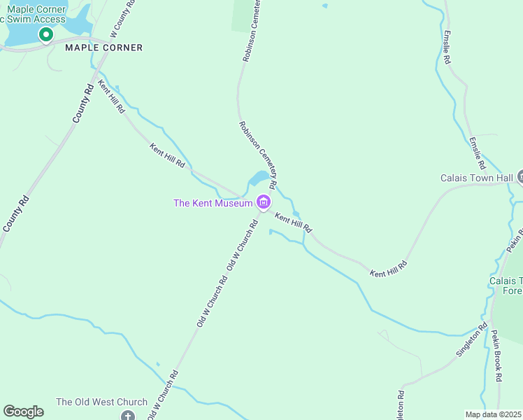 map of restaurants, bars, coffee shops, grocery stores, and more near 281 Old W Church Road in Calais