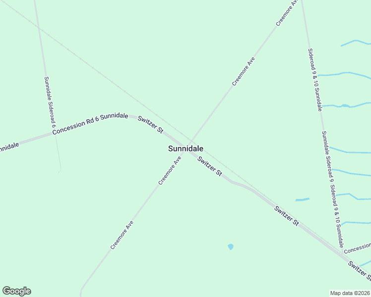 map of restaurants, bars, coffee shops, grocery stores, and more near in Sunnidale