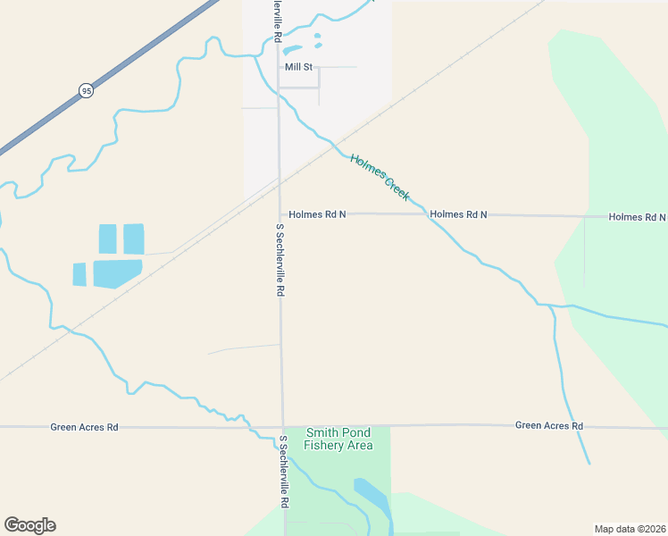 map of restaurants, bars, coffee shops, grocery stores, and more near W14207 Holmes Road North in Hixton