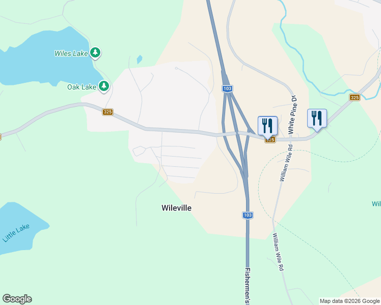 map of restaurants, bars, coffee shops, grocery stores, and more near 22 Feindel Street in Wileville