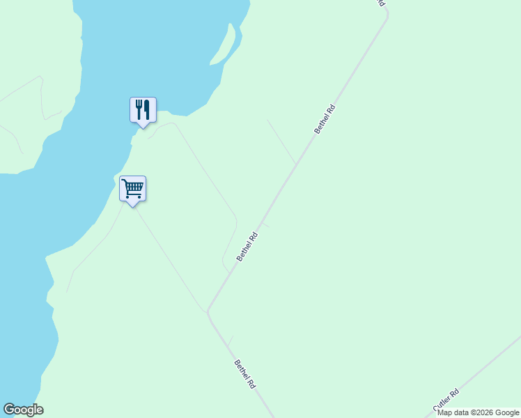 map of restaurants, bars, coffee shops, grocery stores, and more near 1035 Bethel Road in Yarker