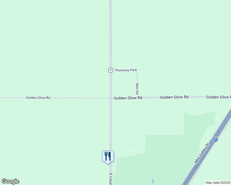 map of restaurants, bars, coffee shops, grocery stores, and more near 3208 Golden Glow Road in De Pere