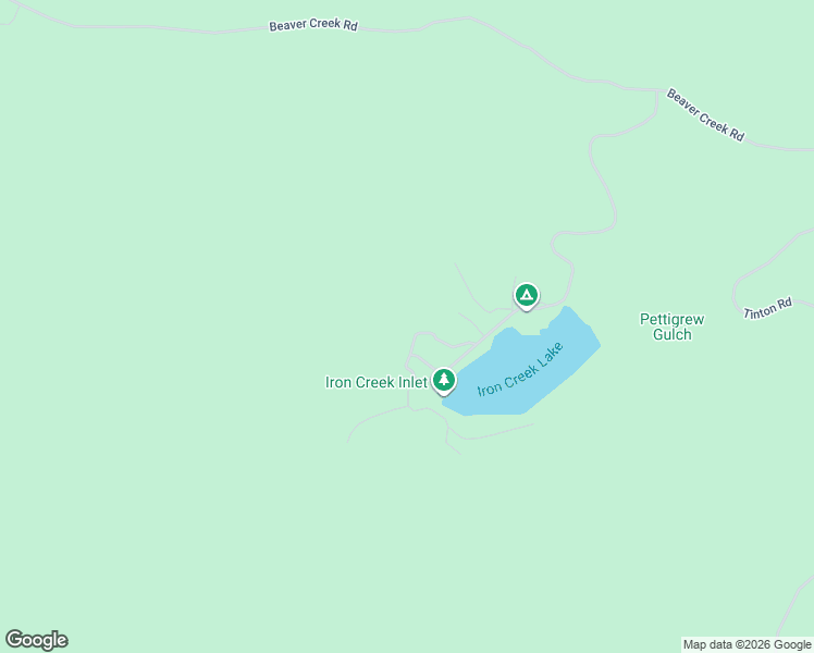 map of restaurants, bars, coffee shops, grocery stores, and more near Iron Creek Loop in Spearfish