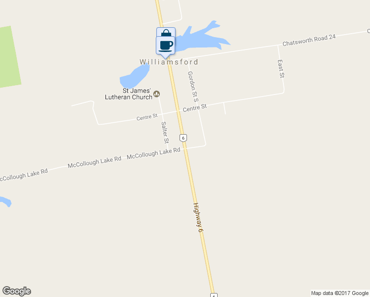 map of restaurants, bars, coffee shops, grocery stores, and more near in Grey County