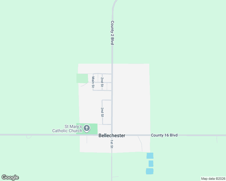 map of restaurants, bars, coffee shops, grocery stores, and more near 410 County 2 Boulevard in Bellechester