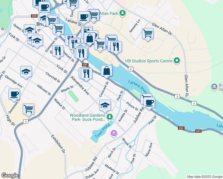 Map Of Bridgewater Ns 73 Prince Street, Bridgewater Ns - Walk Score