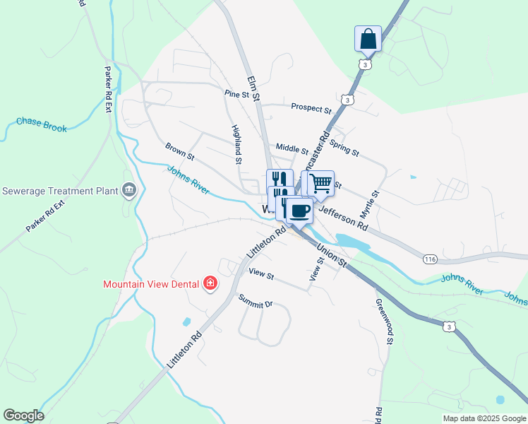 map of restaurants, bars, coffee shops, grocery stores, and more near 30 King Square in Whitefield