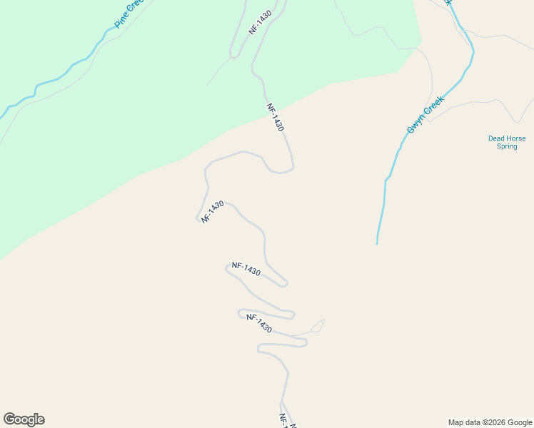 map of restaurants, bars, coffee shops, grocery stores, and more near National Forest Development Road 1430 in John Day