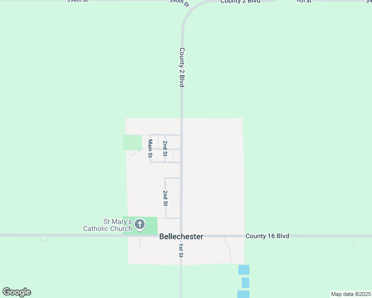 map of restaurants, bars, coffee shops, grocery stores, and more near 410 County 2 Boulevard in Bellechester