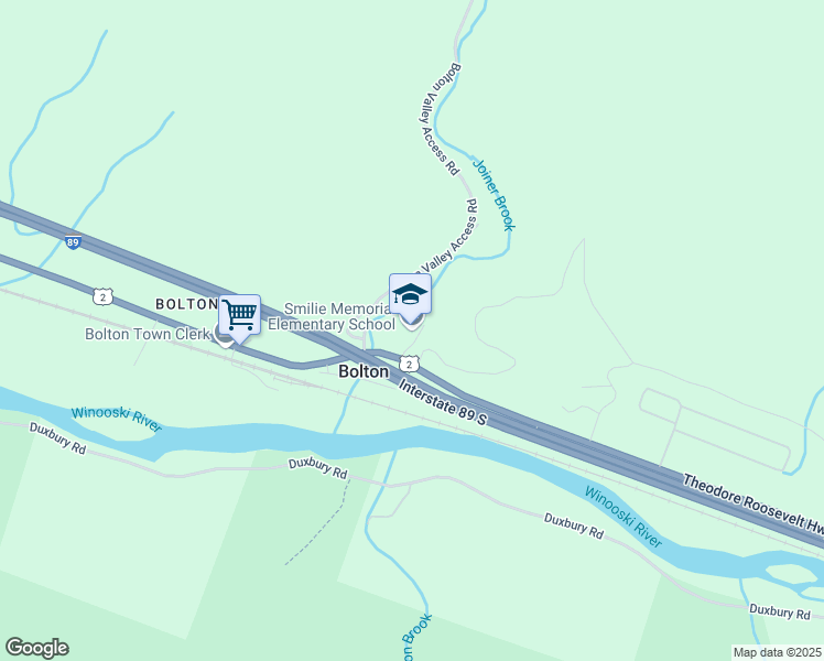 map of restaurants, bars, coffee shops, grocery stores, and more near 2712 Theodore Roosevelt Highway in Bolton