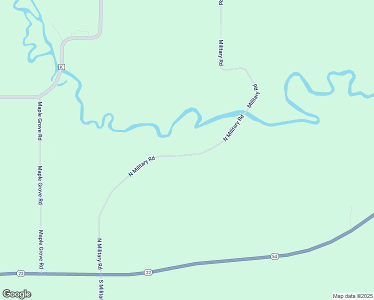map of restaurants, bars, coffee shops, grocery stores, and more near N3711 North Military Road in Weyauwega