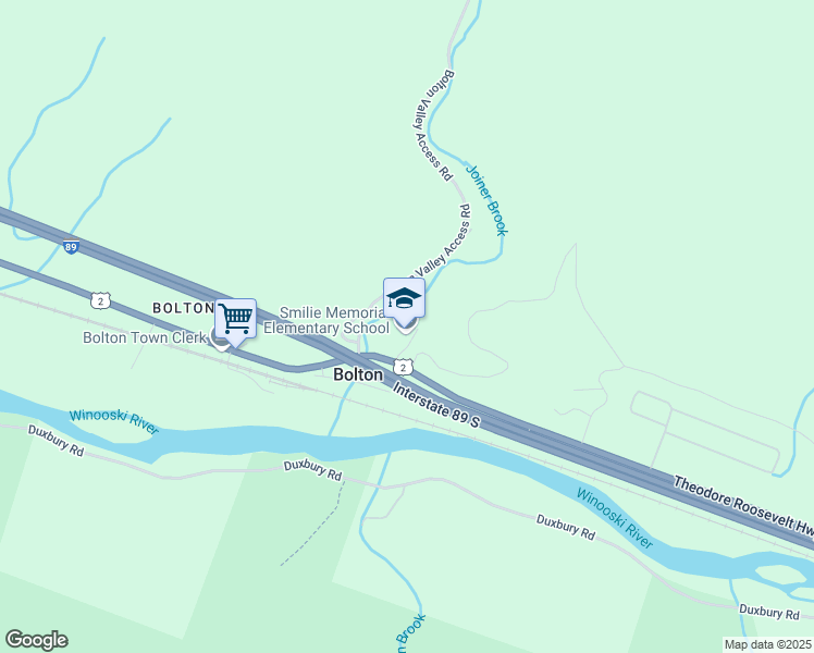 map of restaurants, bars, coffee shops, grocery stores, and more near 2712 Theodore Roosevelt Highway in Bolton