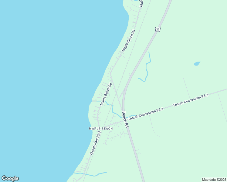 map of restaurants, bars, coffee shops, grocery stores, and more near 25246B Commodore Road in Brock