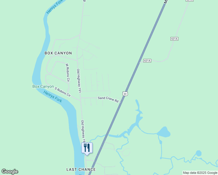 map of restaurants, bars, coffee shops, grocery stores, and more near Mallard Drive in Island Park