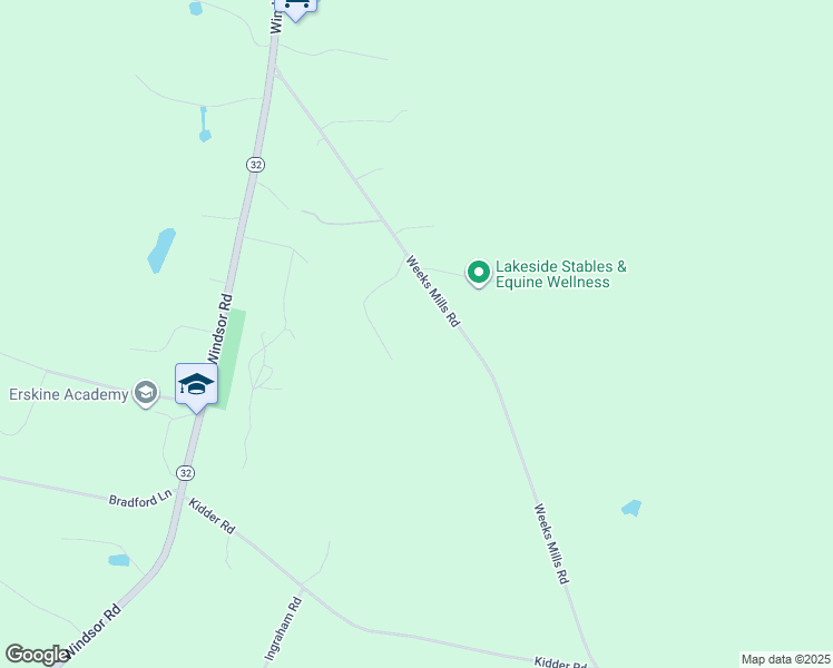 map of restaurants, bars, coffee shops, grocery stores, and more near 117 Weeks Mills Road in China