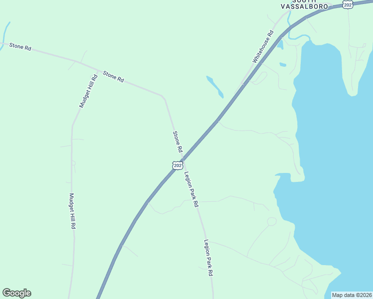 map of restaurants, bars, coffee shops, grocery stores, and more near 1674 Belfast Road in Vassalboro