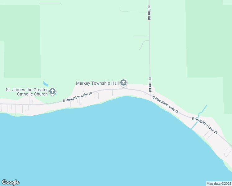 map of restaurants, bars, coffee shops, grocery stores, and more near 7201-7633 East Houghton Lake Drive in Houghton Lake