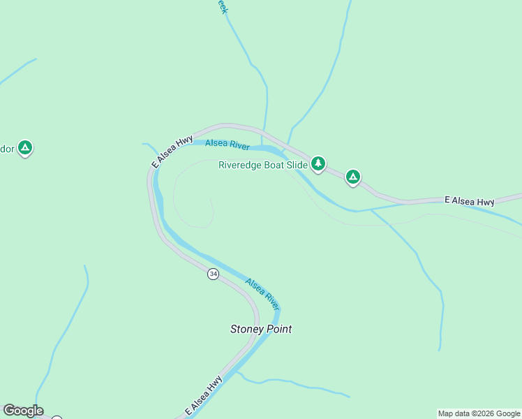map of restaurants, bars, coffee shops, grocery stores, and more near 25596 Alsea Highway in Alsea