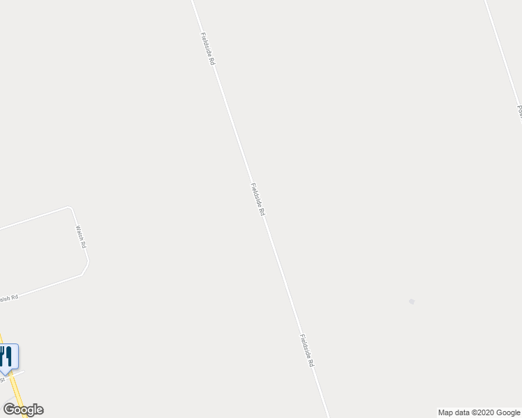 map of restaurants, bars, coffee shops, grocery stores, and more near Fieldside Road in Kawartha Lakes