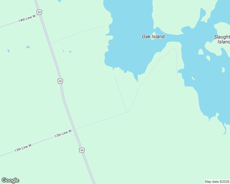 map of restaurants, bars, coffee shops, grocery stores, and more near 732 13th Line West in Trent Hills