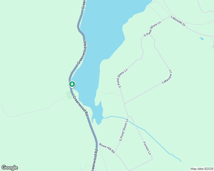map of restaurants, bars, coffee shops, grocery stores, and more near 116 South Pond Shore Lane in Greenwood