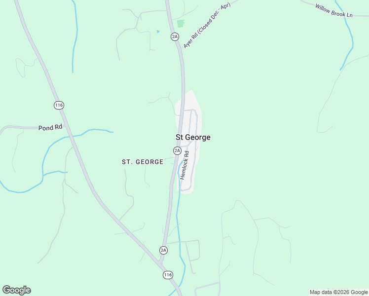 map of restaurants, bars, coffee shops, grocery stores, and more near 7923 Vermont 2A in Saint George