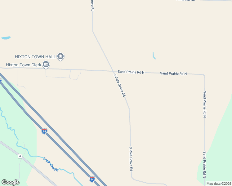 map of restaurants, bars, coffee shops, grocery stores, and more near N8441 South Pole Grove Road in Hixton