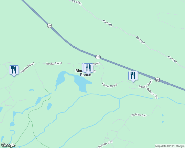 map of restaurants, bars, coffee shops, grocery stores, and more near in Black Butte Ranch