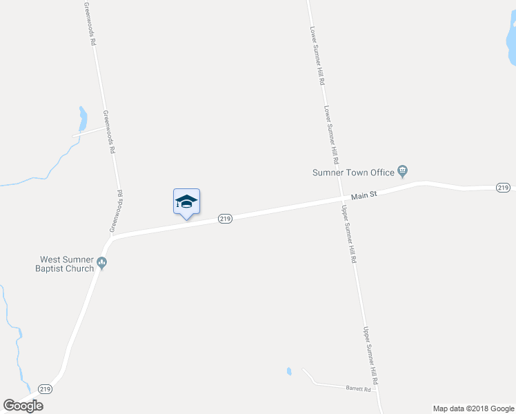 map of restaurants, bars, coffee shops, grocery stores, and more near 729 Main Street in Sumner