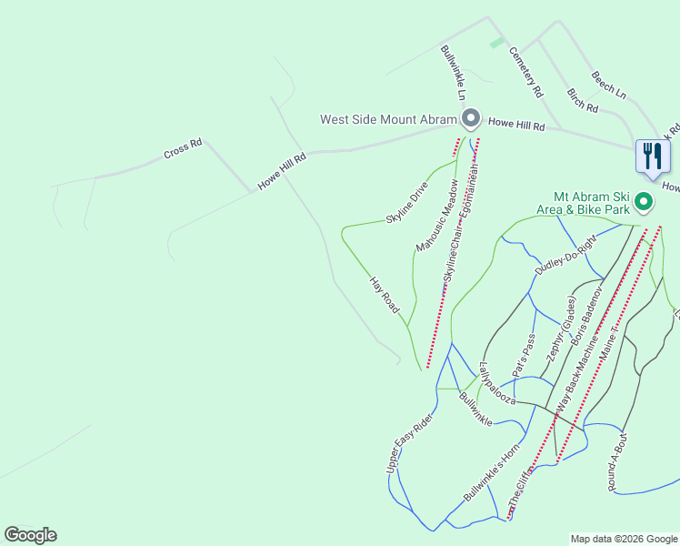 map of restaurants, bars, coffee shops, grocery stores, and more near 45 Bear Lane in Greenwood