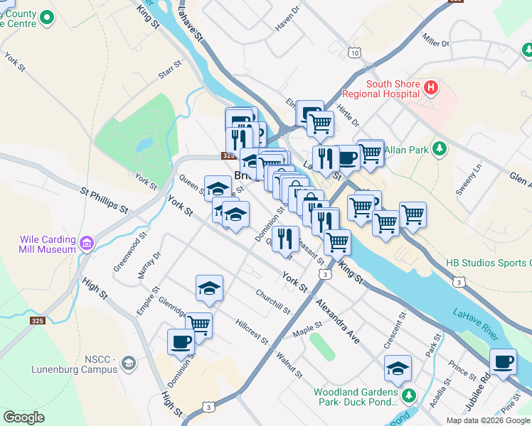 map of restaurants, bars, coffee shops, grocery stores, and more near 101 Pleasant Street in Bridgewater