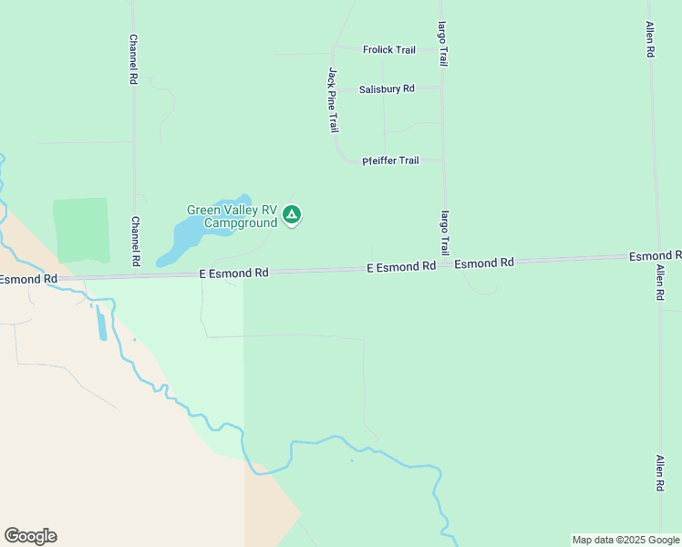 map of restaurants, bars, coffee shops, grocery stores, and more near 5809-5893 East Esmond Road in Hale