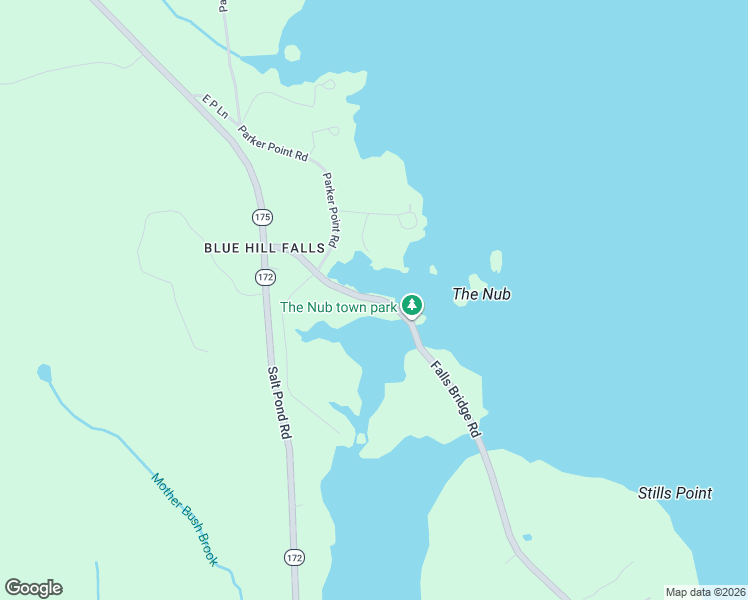 map of restaurants, bars, coffee shops, grocery stores, and more near 53 Maine 175 in Blue Hill