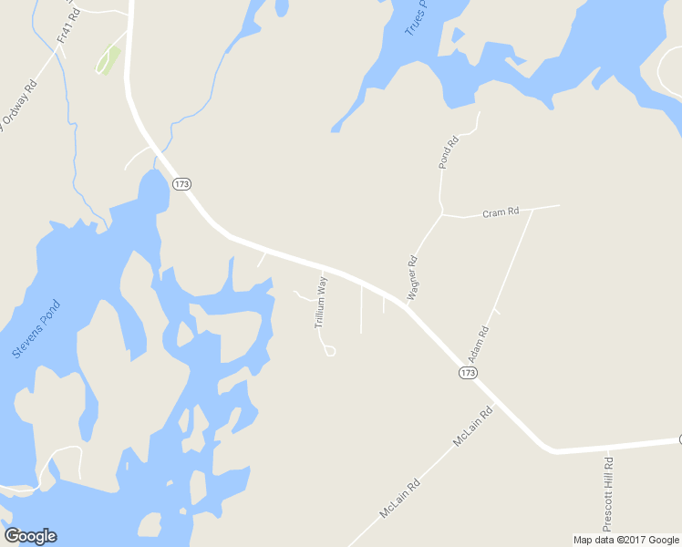 map of restaurants, bars, coffee shops, grocery stores, and more near 200 Stevens Pond Road in Liberty