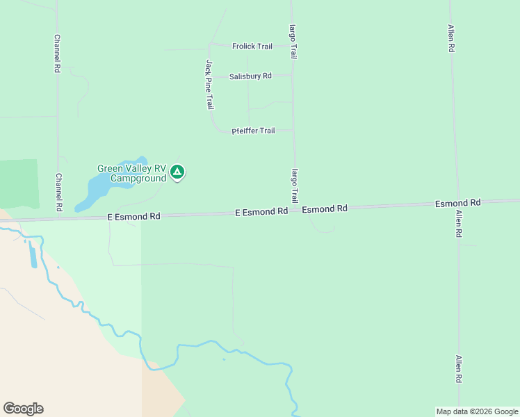 map of restaurants, bars, coffee shops, grocery stores, and more near 5500-5794 East Esmond Road in Hale