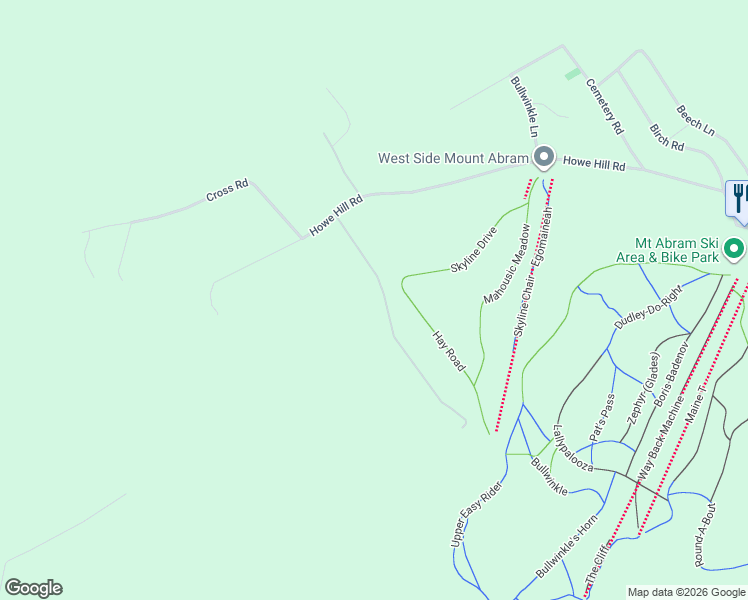 map of restaurants, bars, coffee shops, grocery stores, and more near 45 Bear Lane in Greenwood
